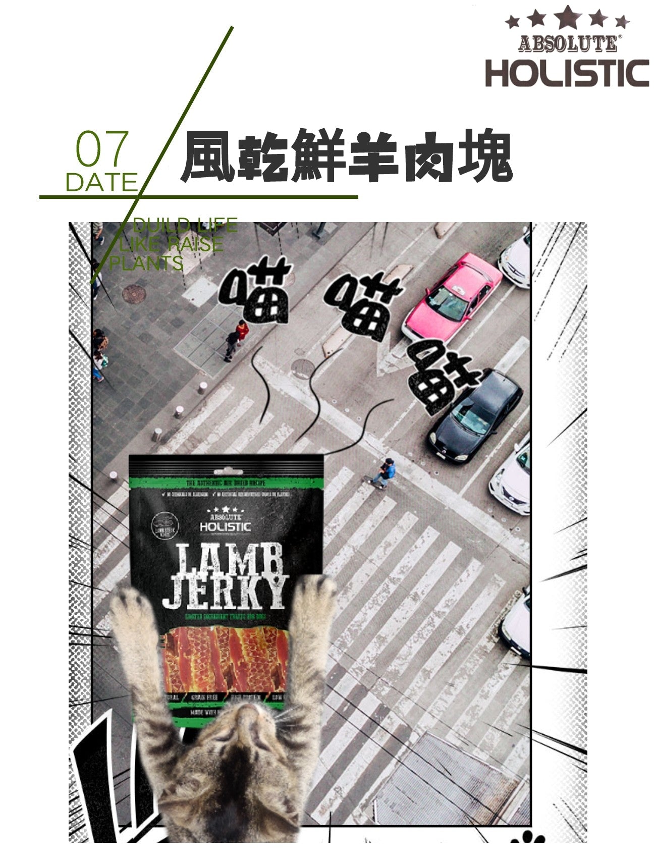 風乾鮮羊肉塊 100g