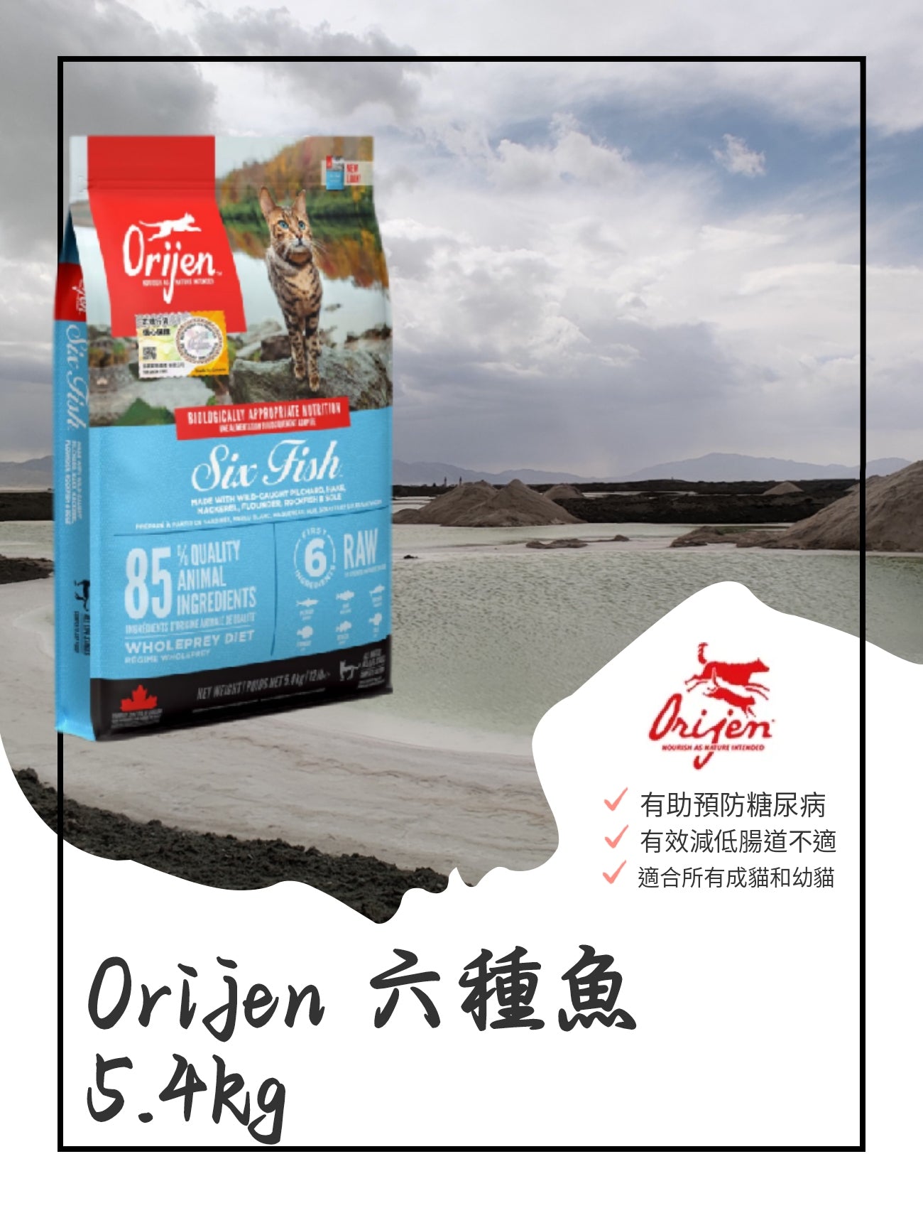 Orijen六種魚 5.4kg